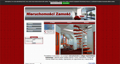 Desktop Screenshot of nieruchomoscizamosc.pl